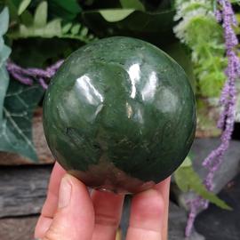 Nephrite Jade Sphere